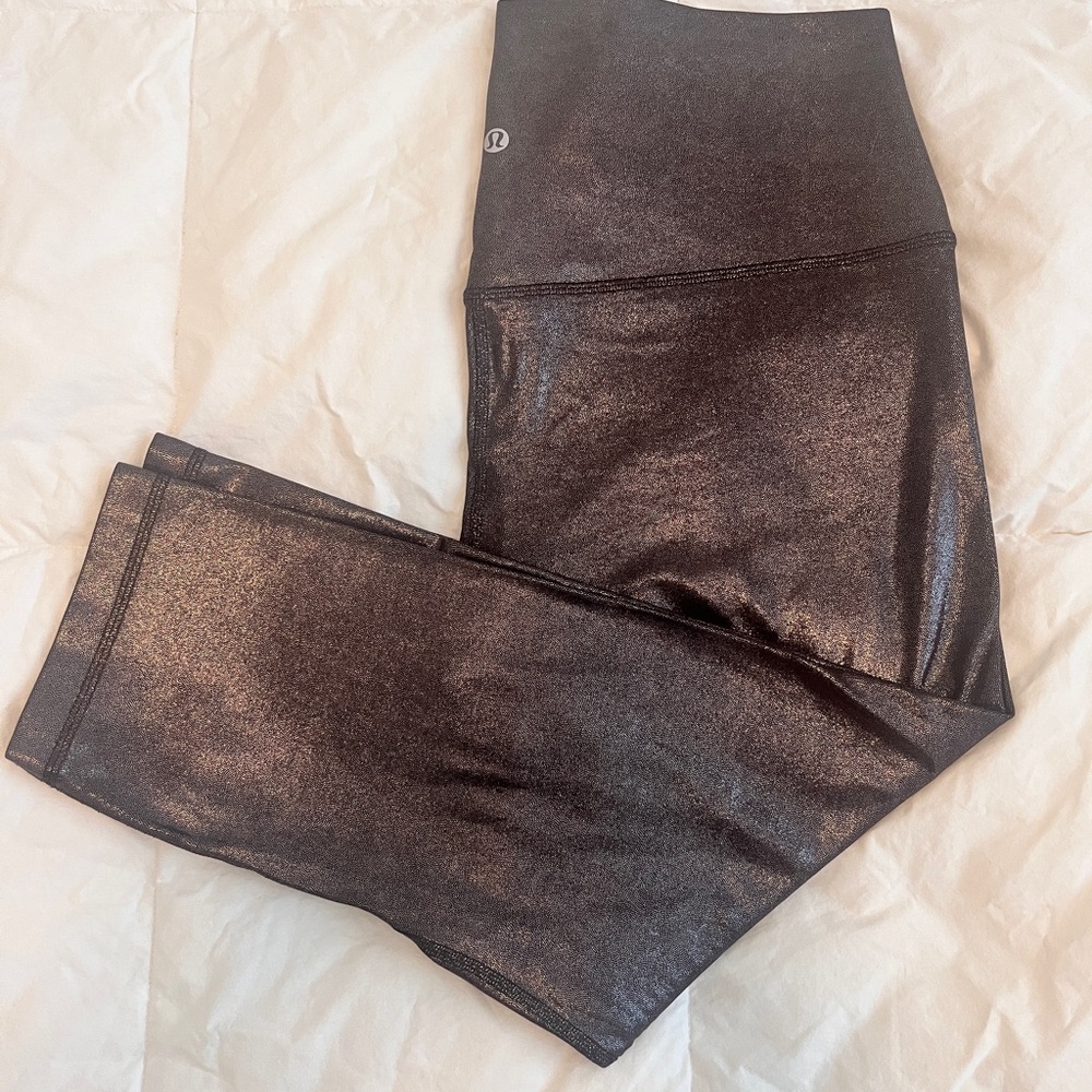 Lululemon Shimmer Brown Leggings